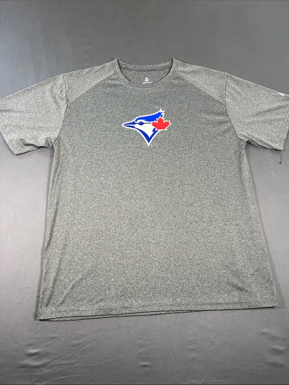Men's Gray Toronto Blue Jays Logo Performance Tee